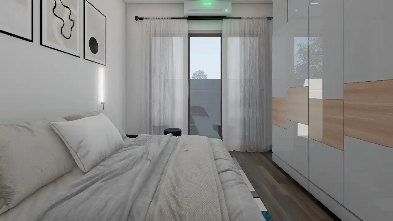 Bedroom Interior — 3D Rendering, Colombo gallery 1