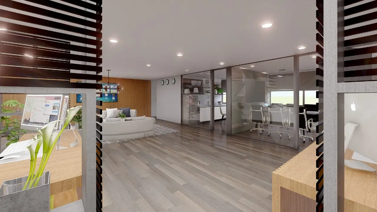 Office Interior — Workplace 3D Rendering, Colombo gallery 3