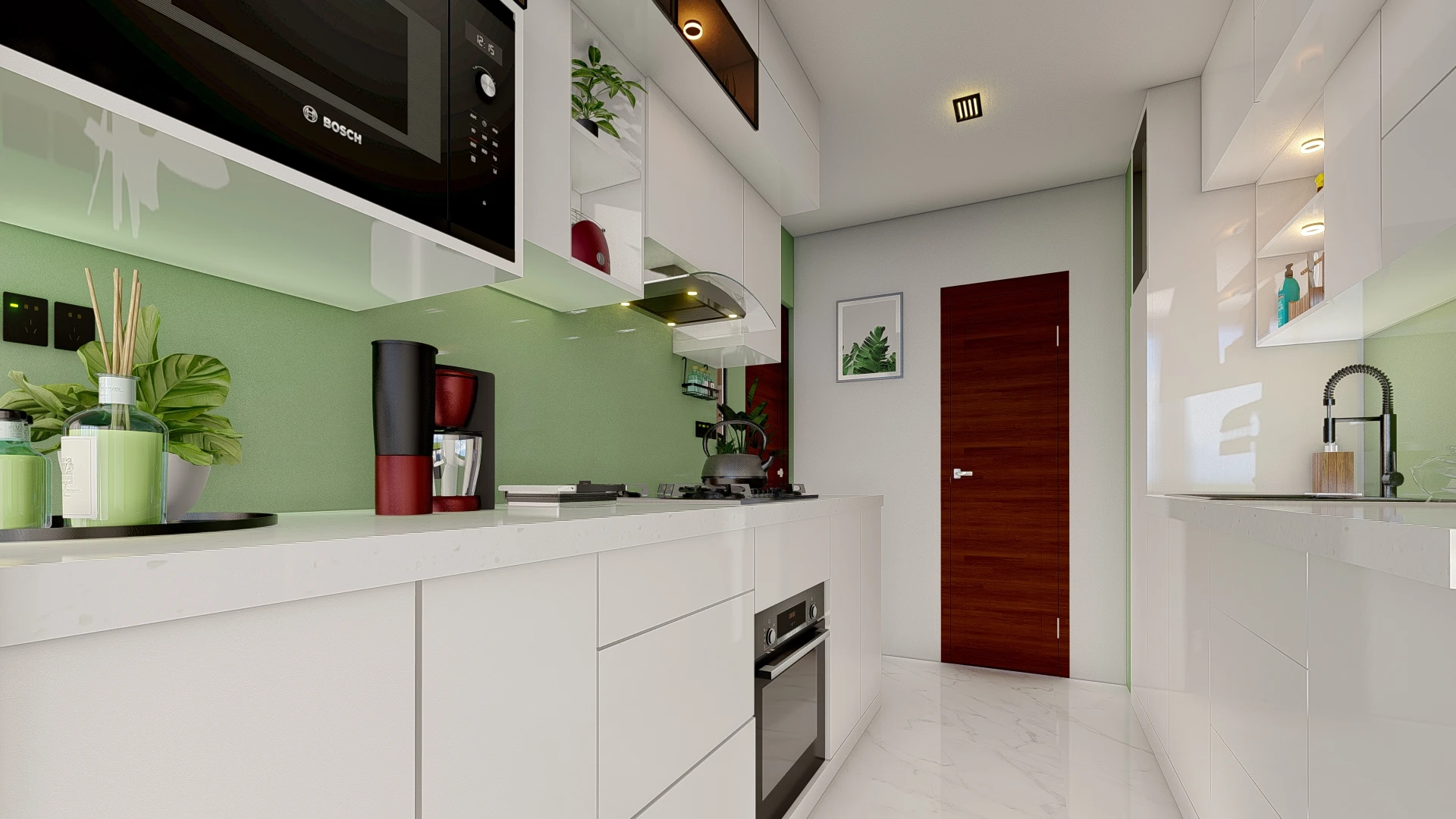 Pantry Design — Kitchen 3D Rendering, Colombo gallery 1